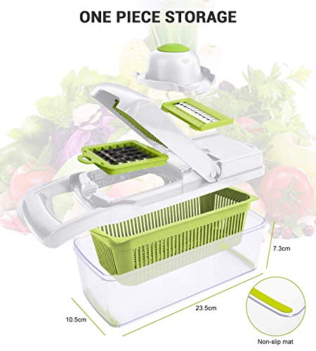 ADOV Mandolina per Verdure, 12 in 1 Professionale