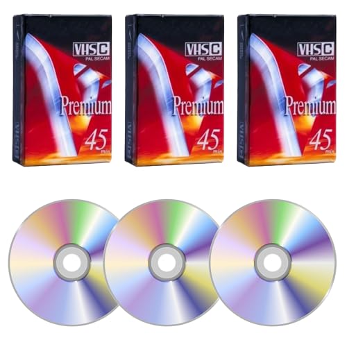 VHSC Transferencia de cintas de video a Pendrive o DVD (3 VÍDEOCASSETTE EN DVD)