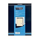 Cambridge Headstrip Writing Pad, 8.5" x 11.75" Paper Size, 5/8-Inch Legal Ruled Memo Notebook, 70 Sheets, Ivory, Pack of 1 (59856)