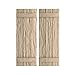 Ekena Millwork SHUBJS Three Board Joined Faux Wood Shutters, 22"W x 26"H, Riverwood