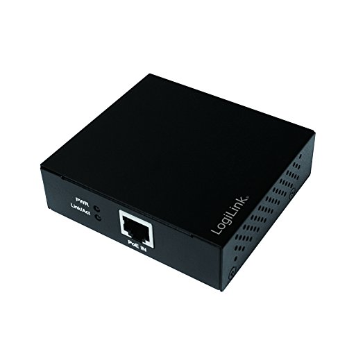 LogiLink POE006 Network Transmitter 10,100,1000Mbit/s Negro ampliador de Red - Repetidor de...