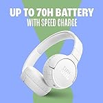 JBL Tune 670NC - Adaptive Noise Cancelling with Smart Ambient Wireless On-Ear Headphones, Up to 70H Battery Life with Speed Charge, Lightweight, Comfortable and Foldable Design (Blue) - Image 5