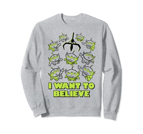 Image of Disney Pixar Toy Story Aliens I Want To Believe The Claw Sweatshirt