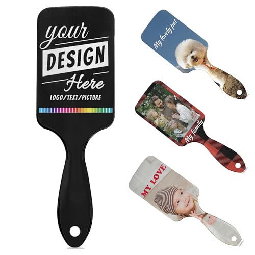 Personalized Photo Hair Brush for Women & Kids