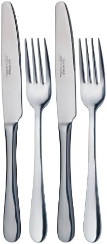 MasterClass Dinner Knives and Forks (4-Piece Set)