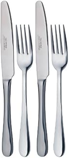 MasterClass Dinner Knives and Forks (4-Piece Set)