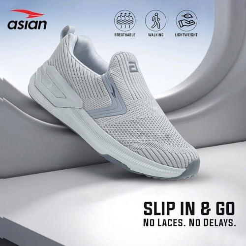 Image of ASIAN Wonderwalk Pro-13 Men's Walking Shoes | Lightweight, Breathable Sneakers with Arch Support, Cushioned Comfort & Durable Grip for Daily Walks