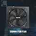 Segotep 750W Power Supply, 80 Plus Gold Full Modular PCIe 5.1 & ATX 3.1 Gaming PSU for NVIDIA RTX 20/30/40/50 Series & AMD GPU, 120mm Silent FDB Fan, Japanese Original Electrolytic Capacitors