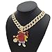 Hip Hop KOOL AID MAN Holding Money Bag Pendant & 18