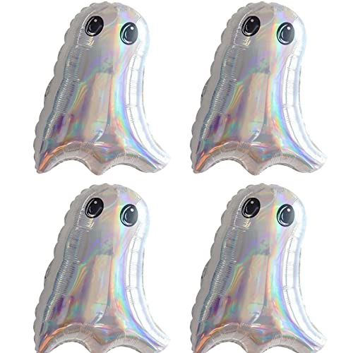 Halloween Ghost Decorations Foil Ghost Balloon Little Boo Baby Sh...
