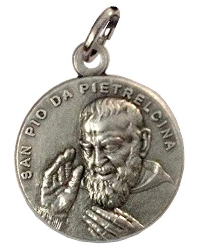 LOT OF 3 (THREE) SAINT PIO OF PIETRELCINA (PADRE PIO) MEDALS - THE PATRON SAINTS MEDALS - 100% MADE IN ITALY
