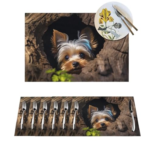 Sets de table imperméables en PVC pour éviter les taches de repas