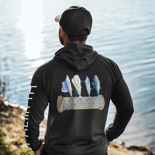 Image of Palmyth Fishing Shirts for Men Long Sleeve UPF 50+ Sun Protection Hoodie
