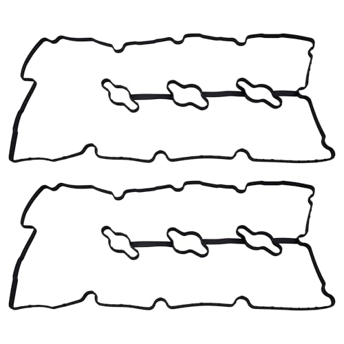 Image of HiSport Engine Valve Cover Gasket - Replace VS50560 VS50750R | Compatible with Hyundai Azera Entourage Santa Fe Sonata Veracruz Compatible with Kia Amanti Sorento 3.3L 3.8L 2006-2011