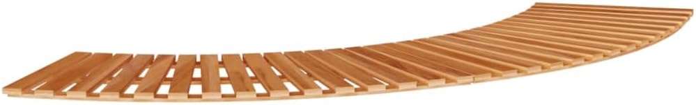 vidaXL Hot Tub Surround Grey Poly Rattan and Solid Wood Acacia