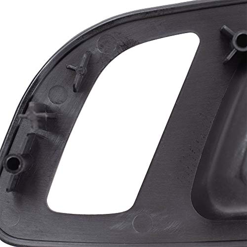 Autoandart Brock Replacement Drivers Front Inside Interior Door Handle Chrome Lever W/Black Housing Compatible With Silverado Sierra Escalade Suburban Tahoe Yukon 15935951 #TOP6