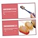 BEBEMOKO 10pcs Super Fine Bamboo Charcoal Toothbrush Hard Bristles for Men Women Random Style