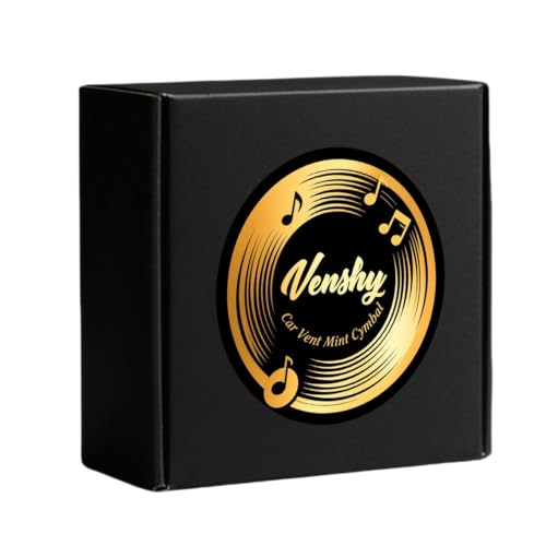 CarCymbal Air Vent - Easy Clip-On Mini Cymbal for Car Dashboard, Easy Clip-On Mini Cymbal for Music Lovers, Compact Durable Car Accessory for All Types Of Vehicles (Silver, 2pcs)