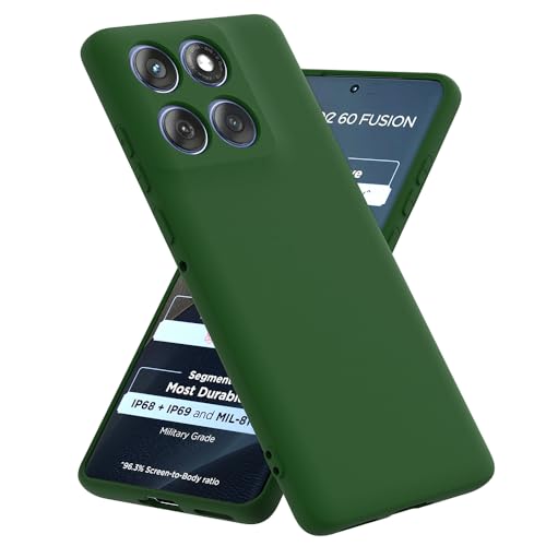 BEEJTUNY Funda para Vivo Y31 5G, Funda Silicona Líquida Protectora [Antiarañazos, Antihuellas, Antigolpes], Carcasa Bumper Suave y Delgada. Verde