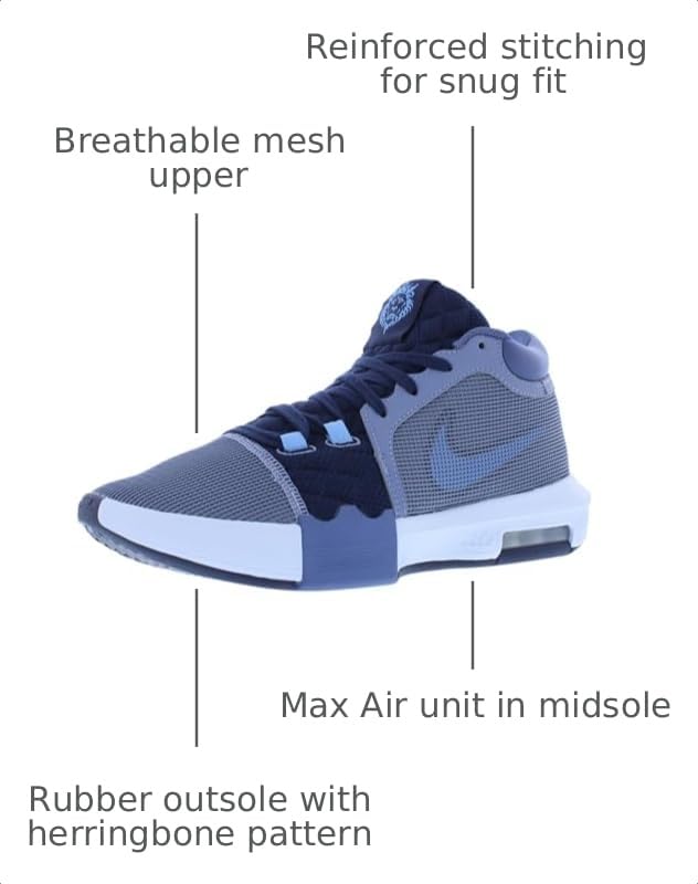 Image of Nike Lebron Witness VIII Men's Basketball Shoes
