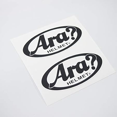 Amazon マニアックコレクション Maniac Collection 二度見確定 パロディ 面白ステッカー あれ Arai Ara 2枚セット バイク ヘルメット 9 4 サイズ ネコポス発送 車 バイク 車 バイク