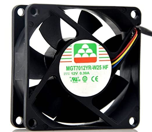 Miniatura 2 de 12V 0.39A 7025 Ventilador de enfriamiento 70X70X25mm