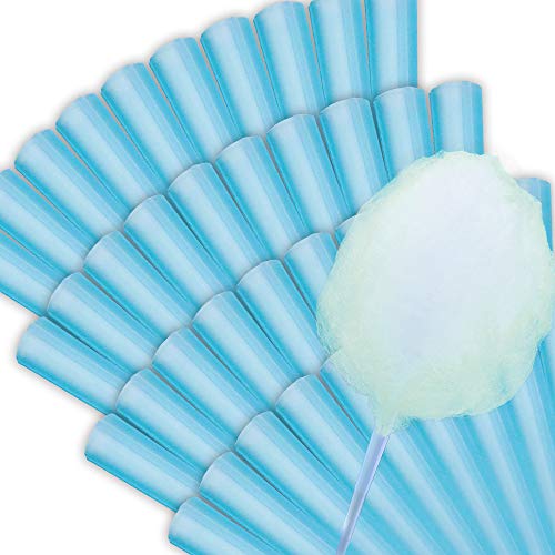 eモンズ わたがし用 【 名人スティック 】 100本セット ブルー わたがし棒 スティックタイプ 30cm わたあめ棒 綿菓子棒 キャンディ棒 綿菓子製造機 わたあめ機 わたがし機 わたがしメーカー