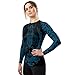 AUREIKA Viking Compression Rash Guard for Women – Long Sleeve Base Layer for No-Gi BJJ Grappling Combat Sports (US, Alpha, Medium, Regular, Regular, V34)