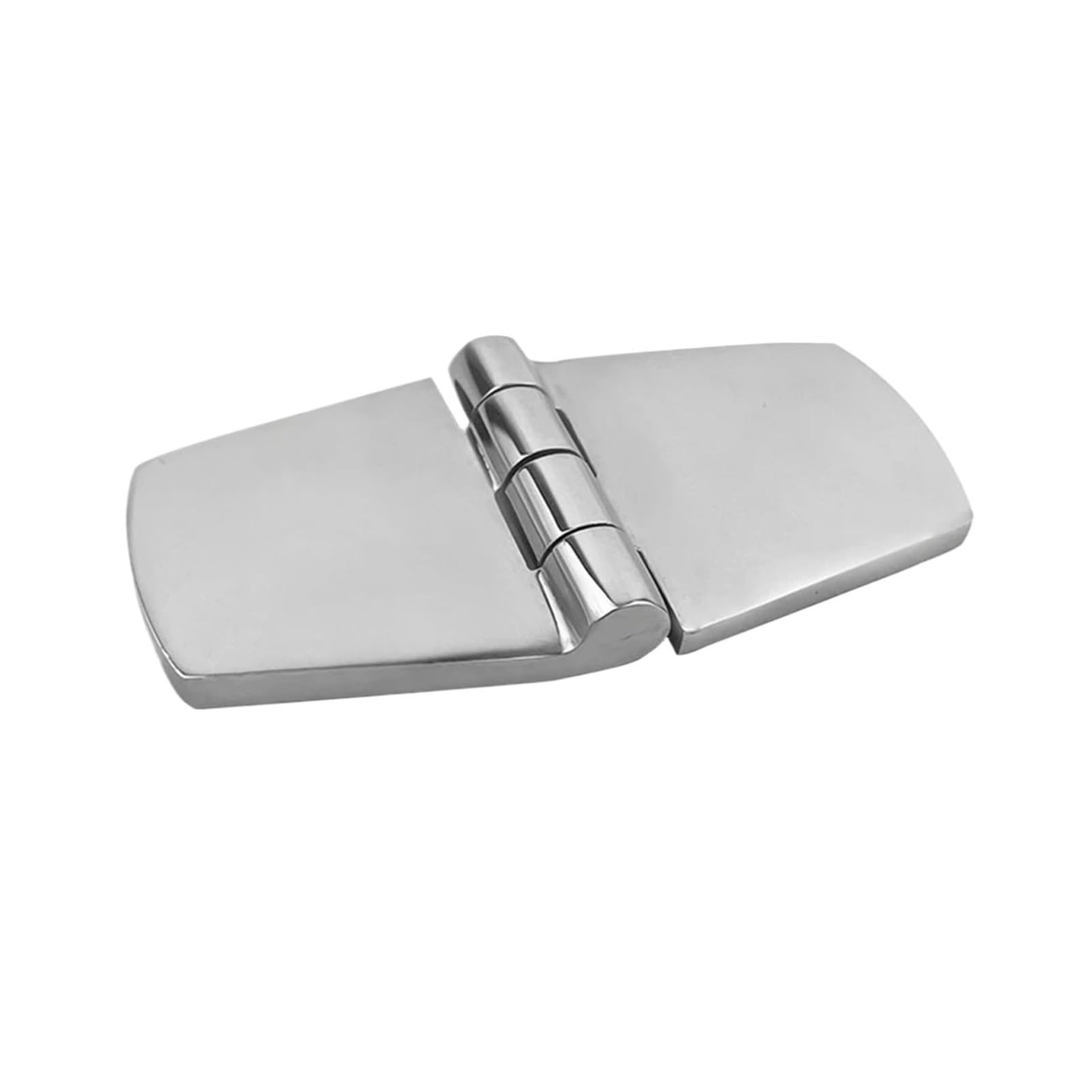 HKVTVCYPYA 2pcs 76 X 38mm 316 Stainless Steel No Screw Hole Type Heavy Duty Yacht Boat Marine Hinge Door Hinge