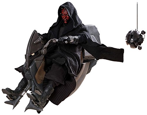 Hot Toys Star Wars Episode I The Phantom Menace Darth Maul with Sith Speeder DX 1/6 Scale Figure Set