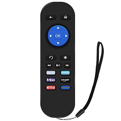 Gvirtue Replacement Lost Remote Control Compatible with Roku 1, Roku 2, Roku 3, Roku 4, (HD, LT, XS, XD), Roku Express. Do NOT Support Roku Stick, Roku Premiere, Roku Ultra, Roku TV or Roku Game