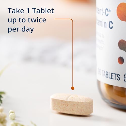 Image of Metagenics Ultra Potent-C 1000 - Buffered Vitamin C Supplement with Antioxidant Support - Supports Immune Health, Collagen Formation & Stomach Comfort - Non-GMO & Gluten-Free - 90 Tablets (Pack of 2)