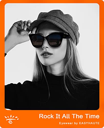 EASYHAUTE Cat Eye Sunglasses for Women Retro Cateye Frame - Vintage 90s UV400 Protection Sunnies, Chic Shades for Small Face3