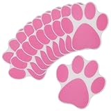 AUEAR, 10 Pack Bathtub Stickers Non-Slip Bathroom Tubs Showers Treads Adhesive Decals Scraper Pink