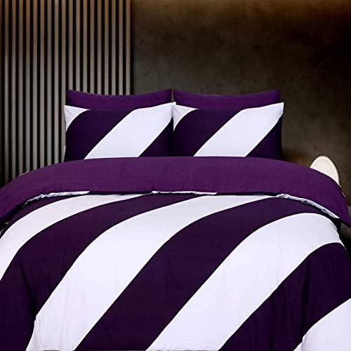 Indus Textiles 100% Egyptian Cotton 200 Thread Count Hotel Quality Luxury Reversible Printed Duvet Cover Sets - Chabba - Double