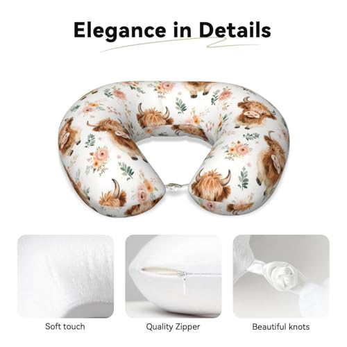 Almohada de viaje de espuma viscoelástica 30 cm cómoda miniatura 4