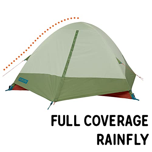 Kelty Discovery Trail Backpacking Tent, Lightweight And Easy To Setup Backpacking Shelter With 2 Aluminum Poles, Single Door Single Vestibule, Stuff Sack Included #TOP1