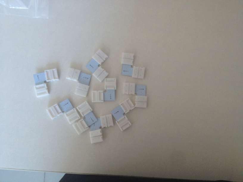 Wiring Connecting Terminals - 50pcs lot 12mm Width 5pin PCB Middle connectors L Shape Without Soldering for 12mm RGBW Strip