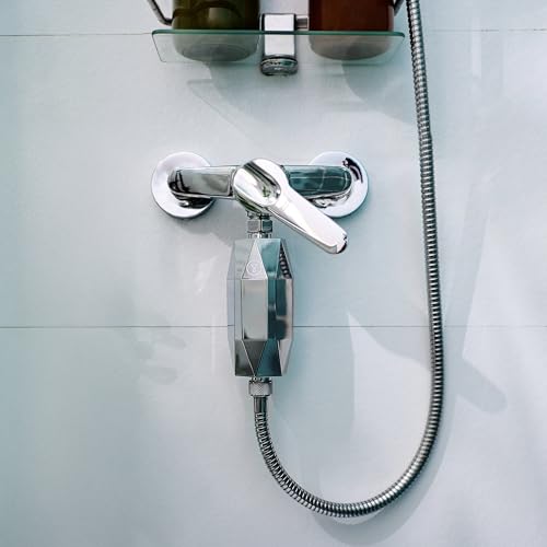 Tappwater ShowerPro Diamond - Duschfilter, filtert Kalk, Chlor und +70 Stoffe. Einzigartiges Design. 4-stufige Filtration und KDF-55 Technologie für geschmeidige Haut, kräftiges Haar. 6 Monate, 20000L