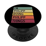 Citation personnalisée avec effet de texte usé comme idée cadeau personnelle ou tenue assortie pour couple Philipp. Beaucoup d'autres citations personnalisées sont également disponibles.