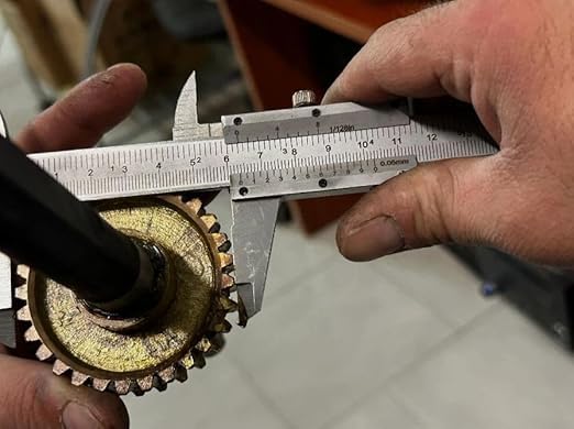 Ingranaggio Compatibile per Motozappa Motocoltivatore da 52cc a 63cc per Amc Shuster Oxford Brotek Ieto Ama Oxford Import, Ricambio Vite senza Fine per zappetta