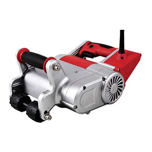 Electric Wall Chaser Machine Concrete Cutter Notcher Groove Cutting Machine Wall Groove Cutting Machine Industrial Wall Chaser Machine for Brick Granite Marble Concrete Cutter Red