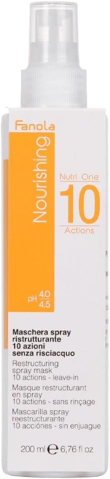 Fanola Nutri Care Nutri One 10 Actions Restructuring Leave-in Spray Mask, 200 ml geurloos