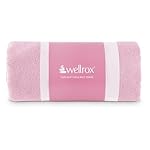 Yoga Mat Towel Non Slip - Ultra Absorbent Super Soft Microfiber Hot Yoga Towel Non Slip for Pilates & Fitness (74” x 26”, Pink)