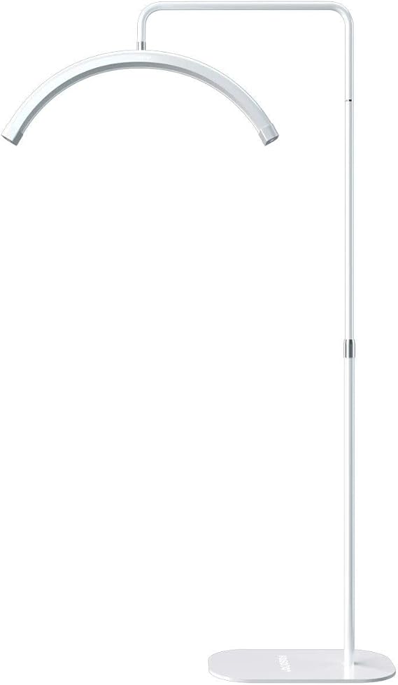 28 inch led HalfMoon lash Light with Adjustable Floor