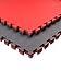 JOWY Lote 4 Unidades Esterilla Goma Espuma Tatami Puzzle | Tatami Suelo Gimnasio Ideal Artes Marciales 1 m x 1 m x 4 cm Rojo/Negro