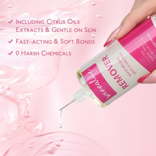 Image of WENNALIFE Tape in Hair Extension Remover, Citrus Scent, 100 mL