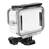 Annadue 45 M Unterwassergehäuse, für Hero 9 10 Motion Camera, mit 3 Farbfiltern, Rot, Magenta, Lila Filter, Tauchschutzhülle, für Tauchfotografie