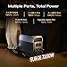 EF ECOFLOW DELTA 3 Ultra Portable Power Station, 3072Wh LiFePO4 Battery, 3600W (Surge 7200W) Output Home Power, Solar Generator for Home Use, Camping Accessories, Emergencies & RV Backup