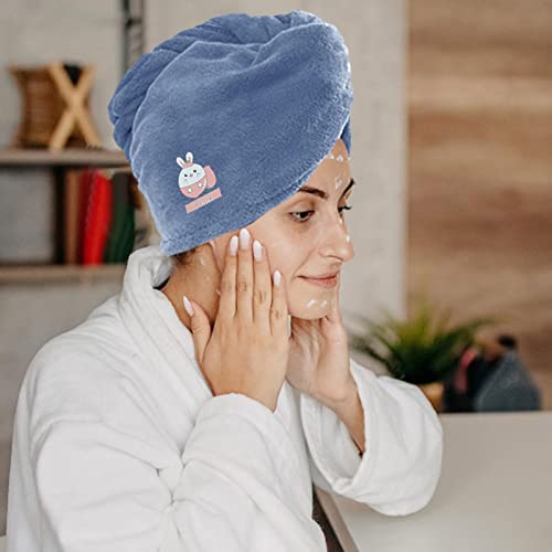 Toalha de cabelo encaracolado - Toalhas de Secagem de Cabelo Grosso Animal Printing Envoltório de Ca